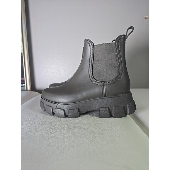 Jeffrey Campbell Combat Boots Platform Chunky Womens 9 Winter Fall Army Green - Picture 1 of 10